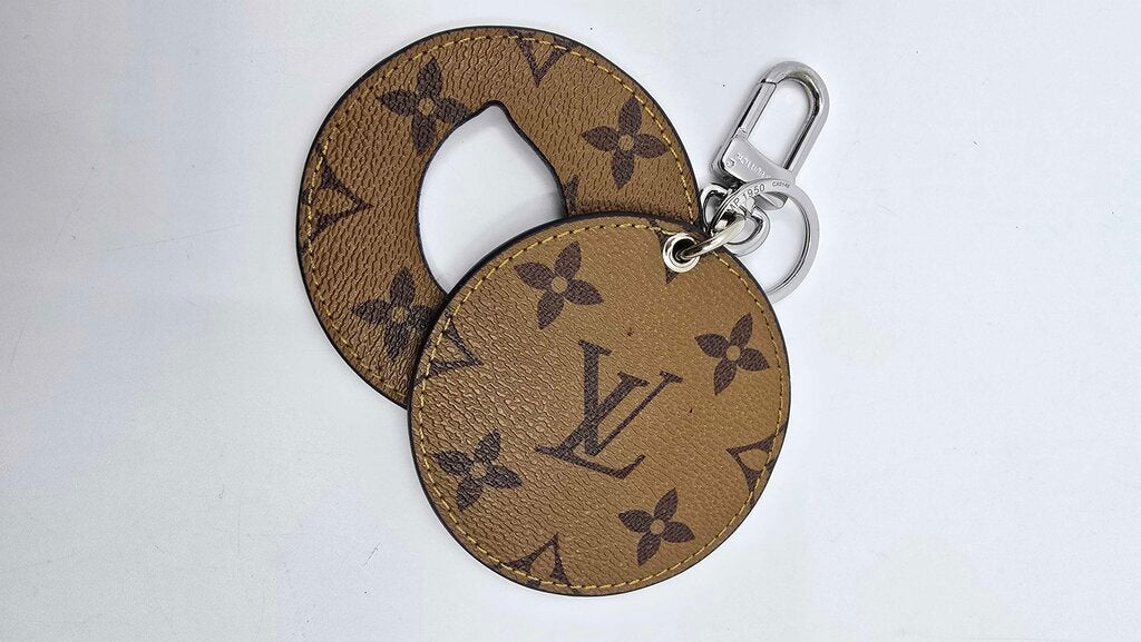 Louis Vuitton x Kansai Yamamoto Kabuki Mask Bag Charm & Key Holder in Monogram Reverse