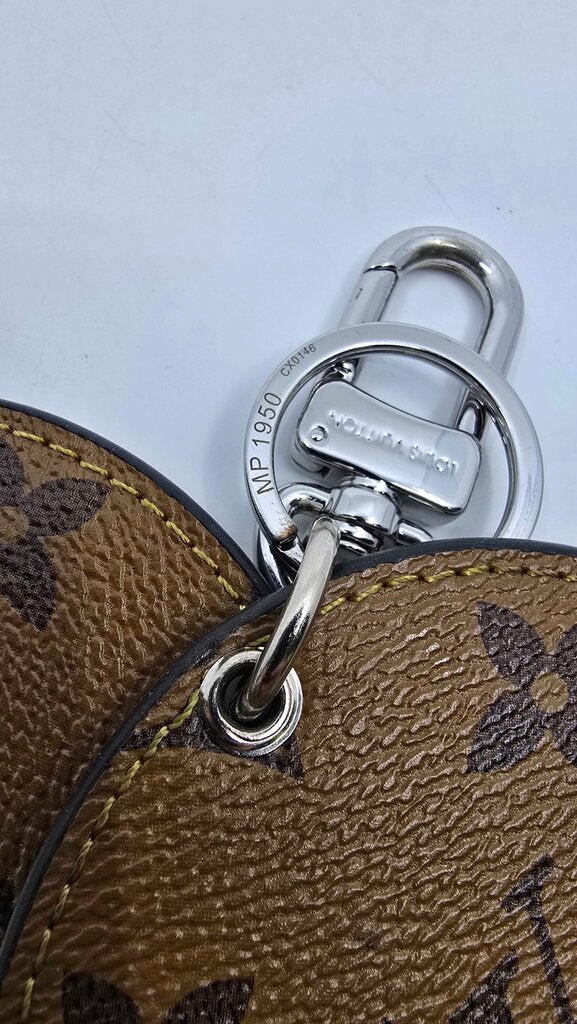Louis Vuitton x Kansai Yamamoto Kabuki Mask Bag Charm & Key Holder in Monogram Reverse
