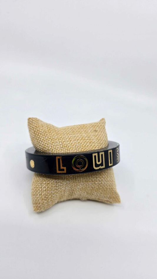 Louis Vuitton Inclusion Logo Resin Bracelet