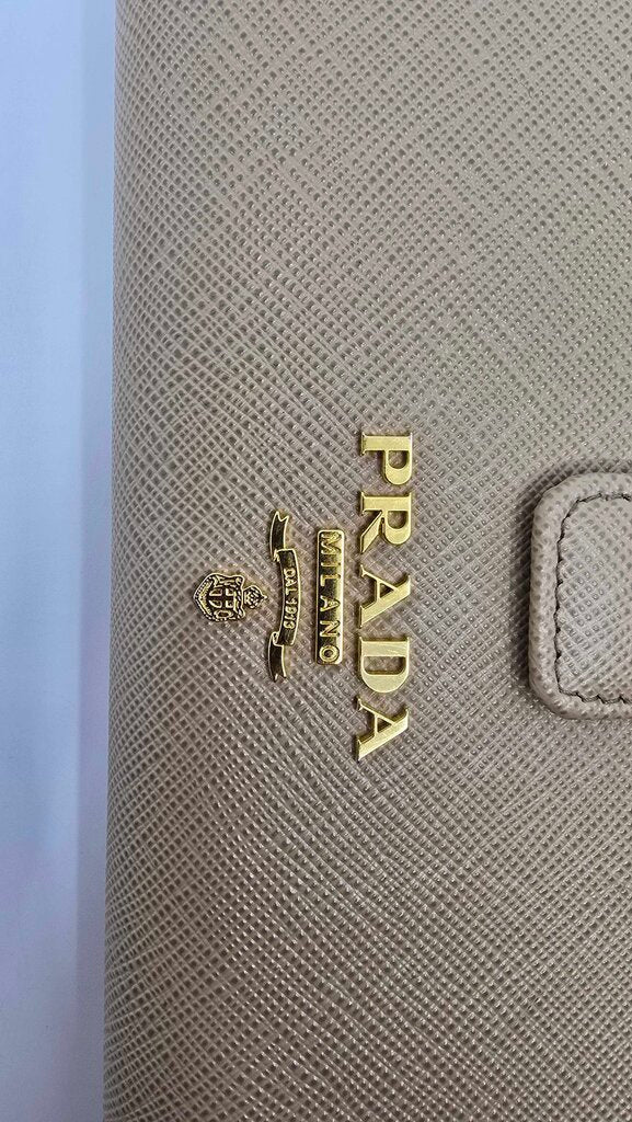 Prada Saffiano Metal Wallet