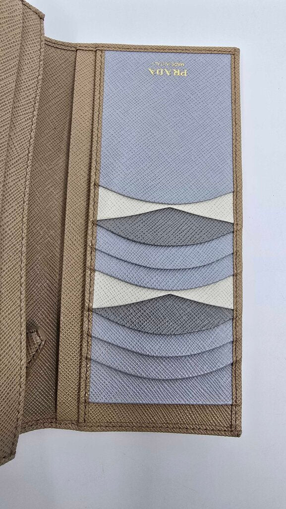 Prada Saffiano Metal Wallet