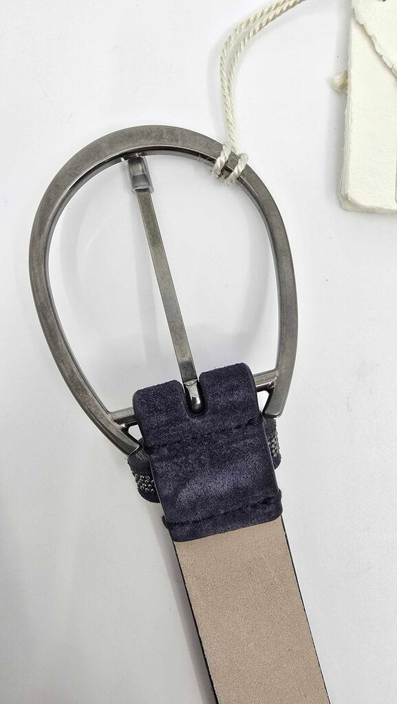 Brunello Cucinelli Suede w/ Oval Monili