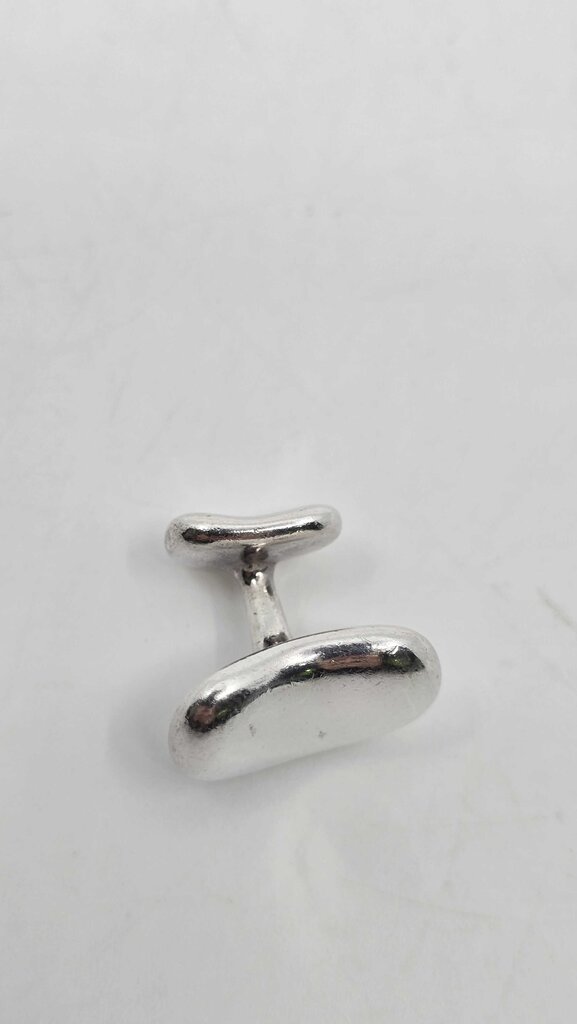 Tiffany & Co. Elsa Peretti Sterling Silver Bean Large Cufflinks