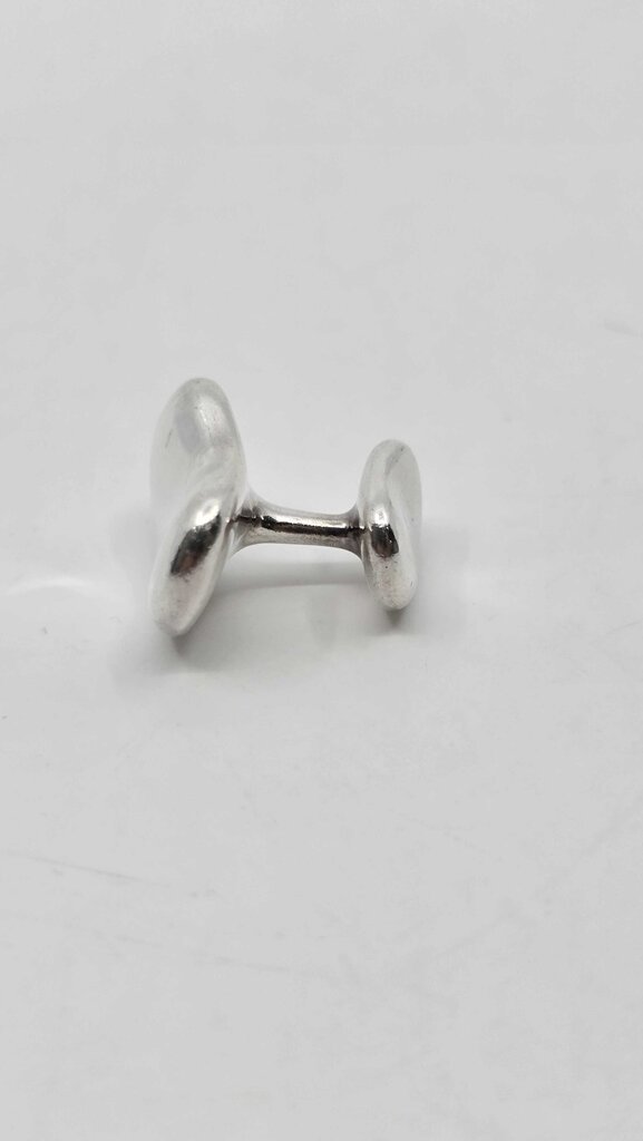 Tiffany & Co. Elsa Peretti Sterling Silver Bean Large Cufflinks
