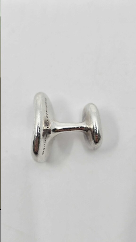 Tiffany & Co. Elsa Peretti Sterling Silver Bean Large Cufflinks