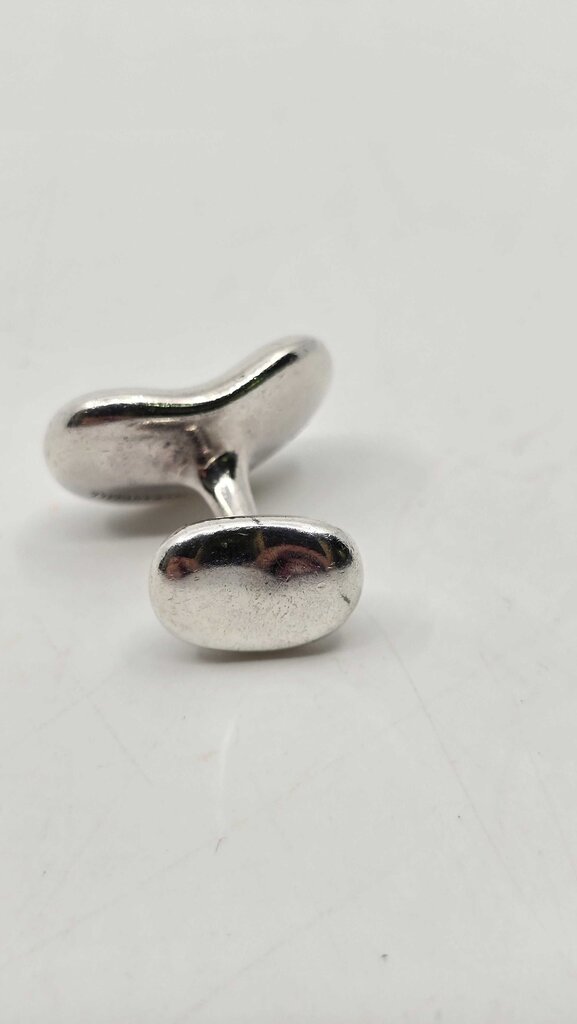 Tiffany & Co. Elsa Peretti Sterling Silver Bean Large Cufflinks