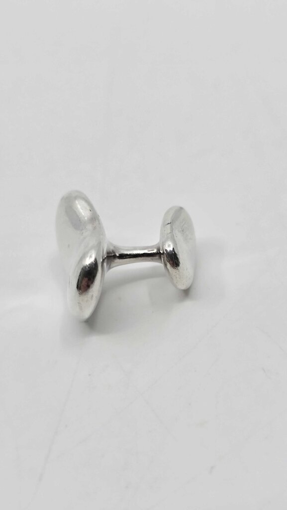 Tiffany & Co. Elsa Peretti Sterling Silver Bean Large Cufflinks