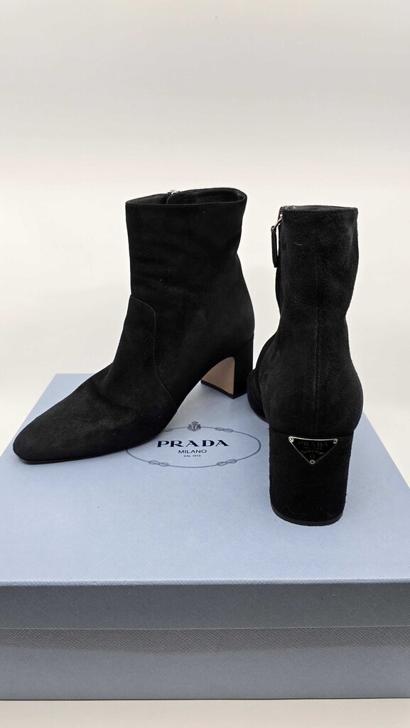 Prada Suede Ankle Boots