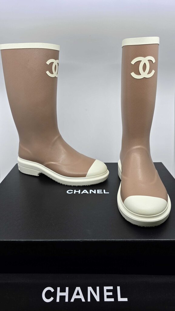 Chanel Rain Boots
