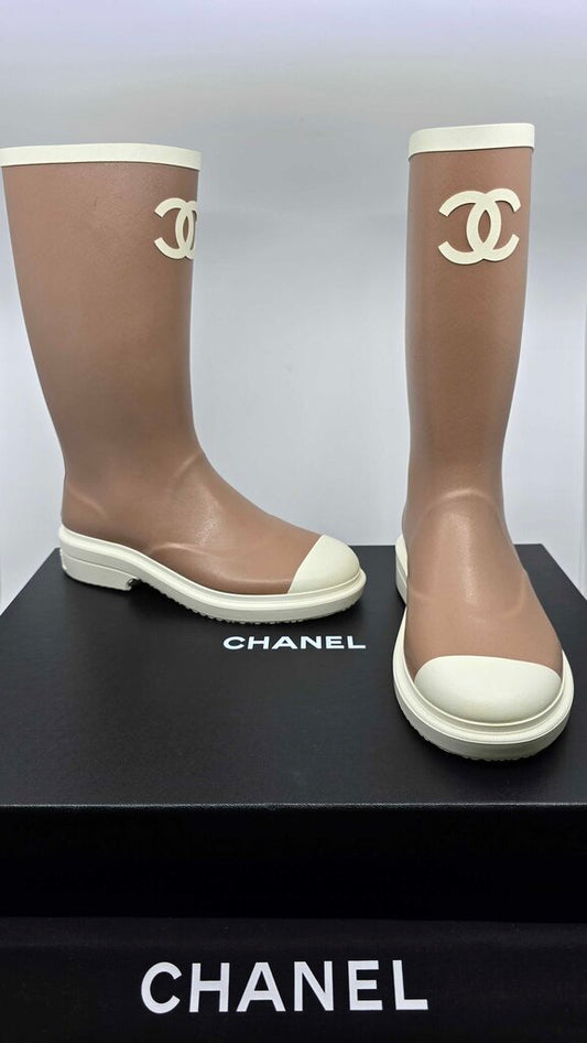 Chanel Rain Boots