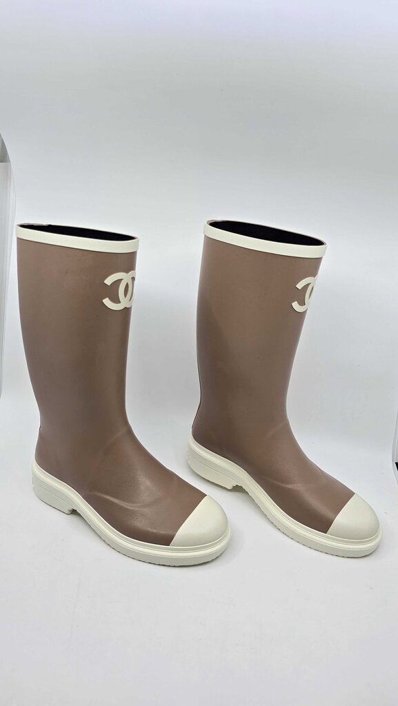 Chanel Rain Boots