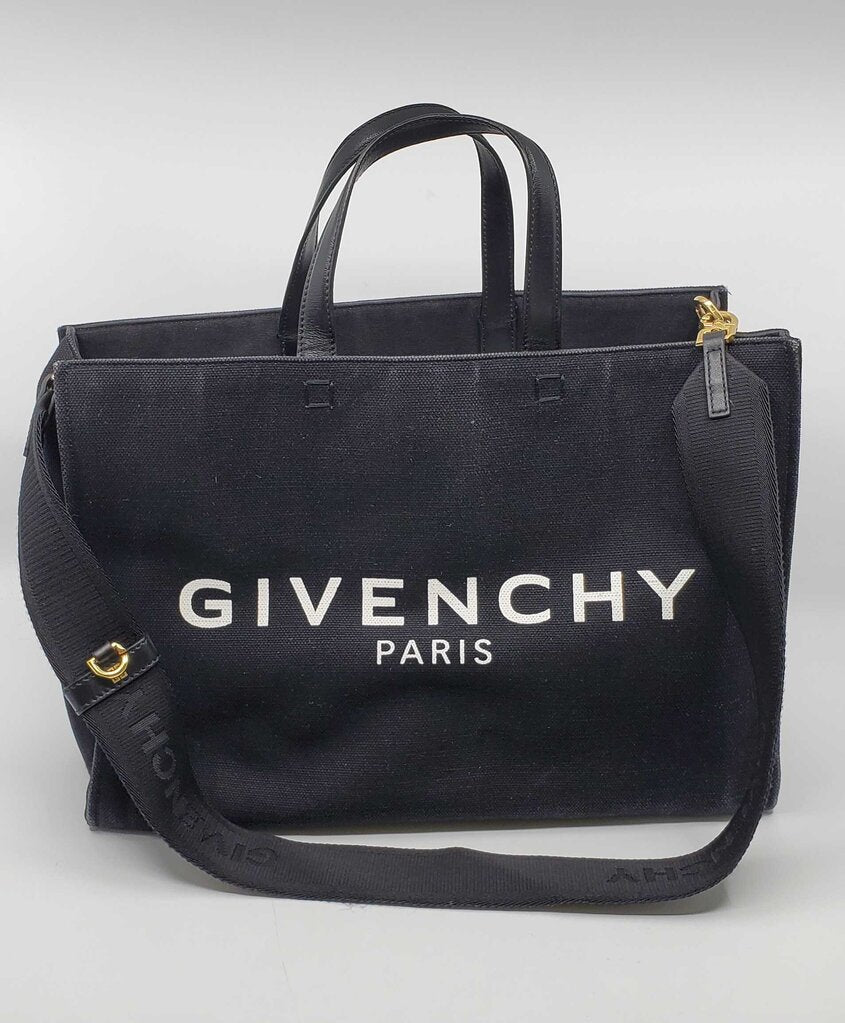 Givenchy Canvas Logo Print Tote