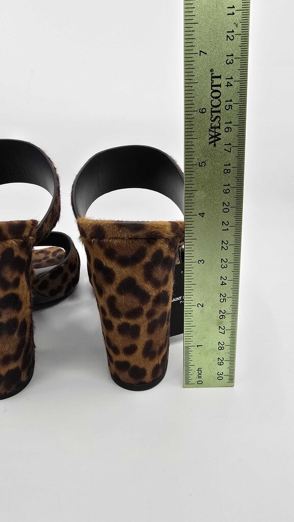 YSL Oak Mule Sandal Pony Hair