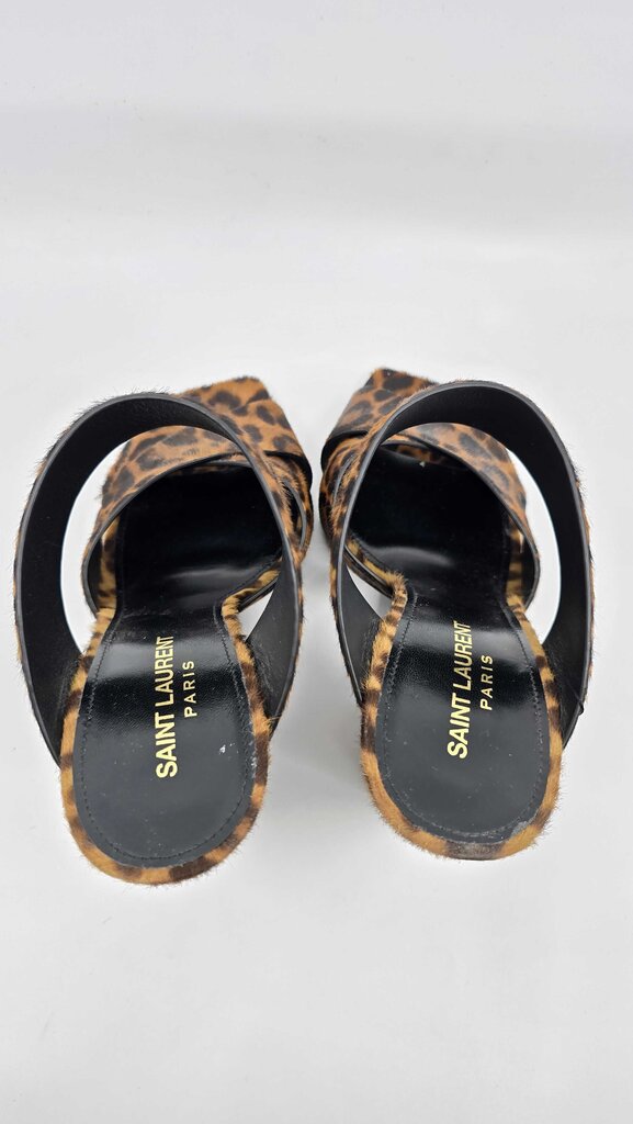 YSL Oak Mule Sandal Pony Hair