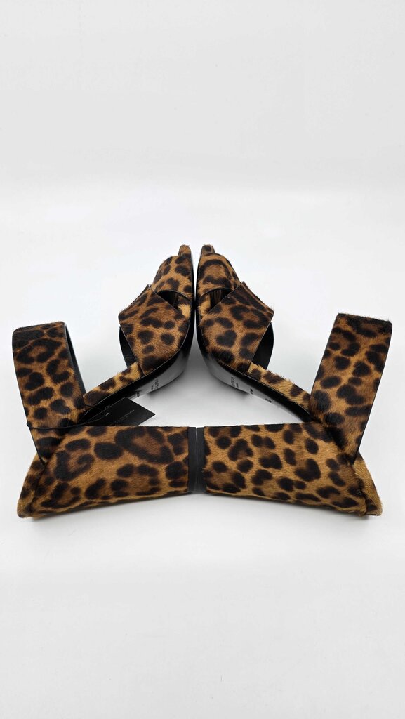 YSL Oak Mule Sandal Pony Hair