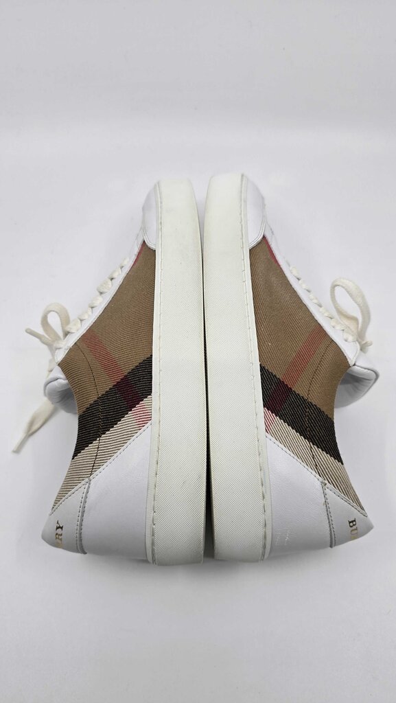 Burberry Check & Leather Sneakers