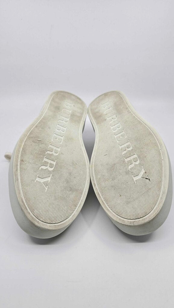 Burberry Check & Leather Sneakers