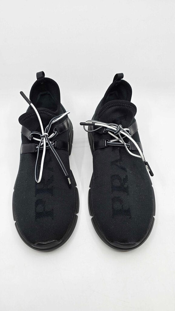 Prada Logo Knit Sneakers