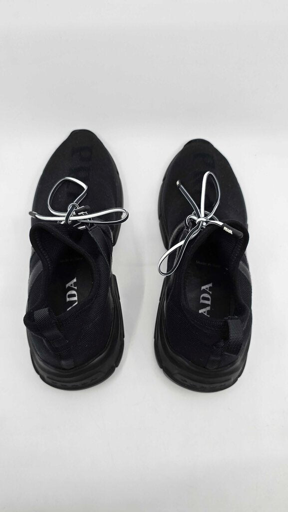 Prada Logo Knit Sneakers