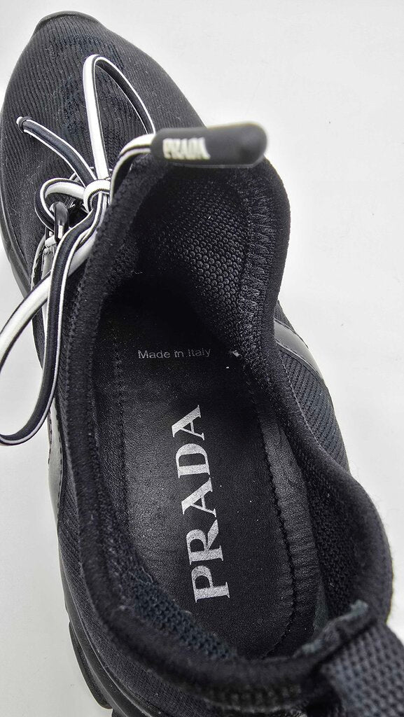 Prada Logo Knit Sneakers