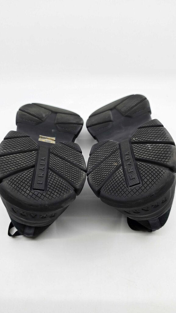 Prada Logo Knit Sneakers