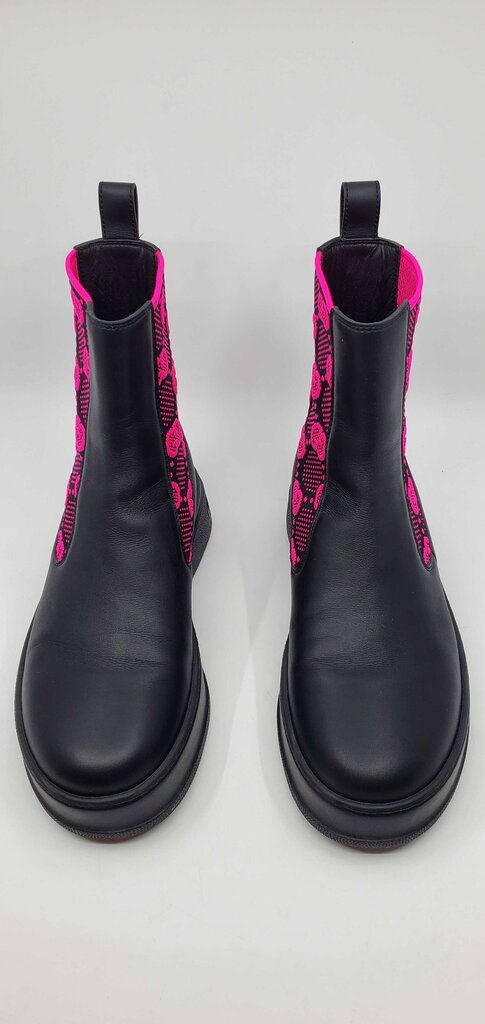 Gucci Chunky B Chelsea Boot GG Logo-Jacquard Goring