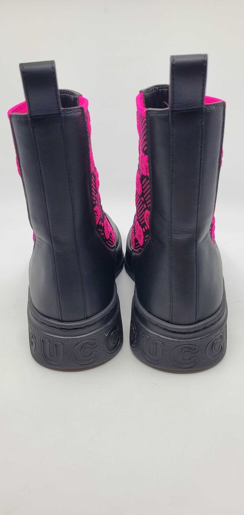 Gucci Chunky B Chelsea Boot GG Logo-Jacquard Goring