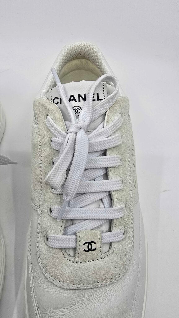 Chanel Low-Top Sneakers Calfskin Leather & Suede