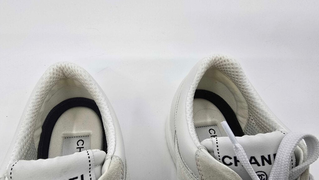 Chanel Low-Top Sneakers Calfskin Leather & Suede
