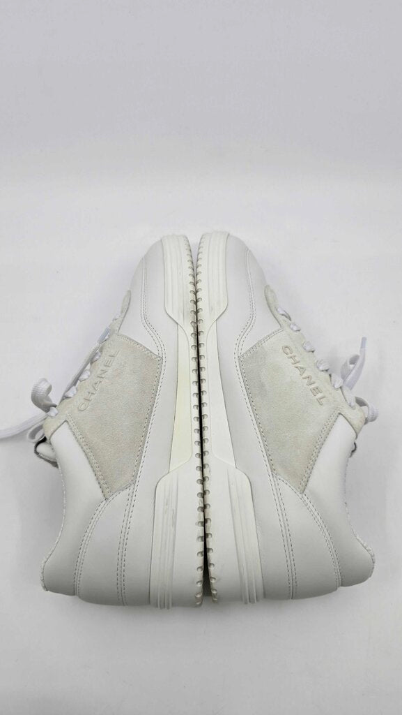 Chanel Low-Top Sneakers Calfskin Leather & Suede