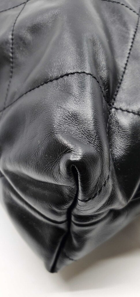 Chanel 22 Chain Backpack Quilted Calkskin