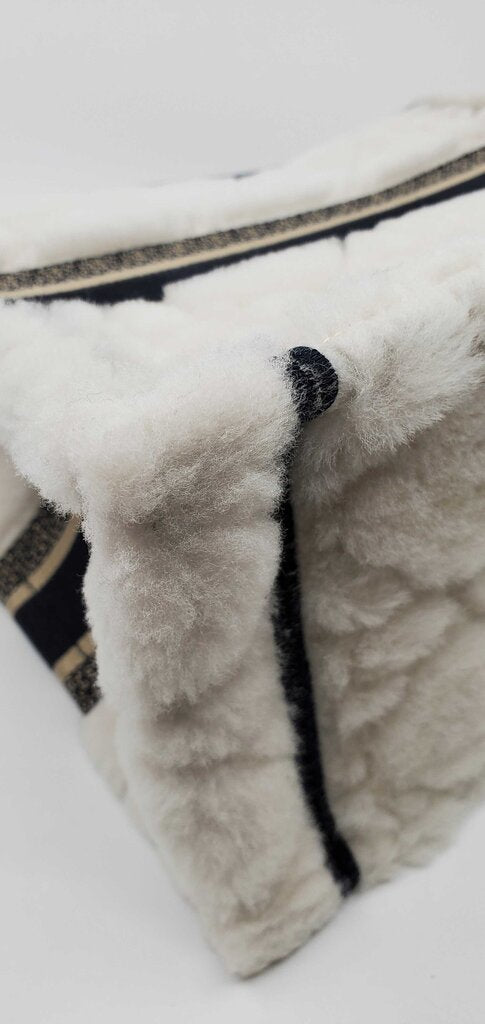 Dior Book Tote Cannage Quilt Shearling