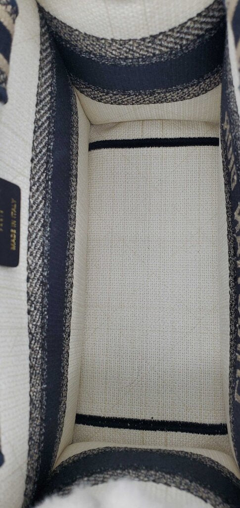 Dior Book Tote Cannage Quilt Shearling