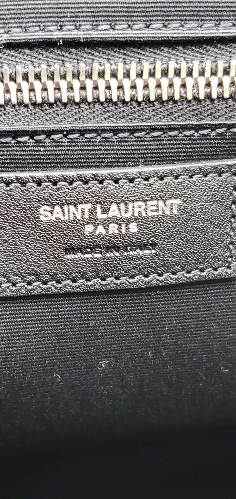 YSL Rive Gauche Raffia Tote Bag