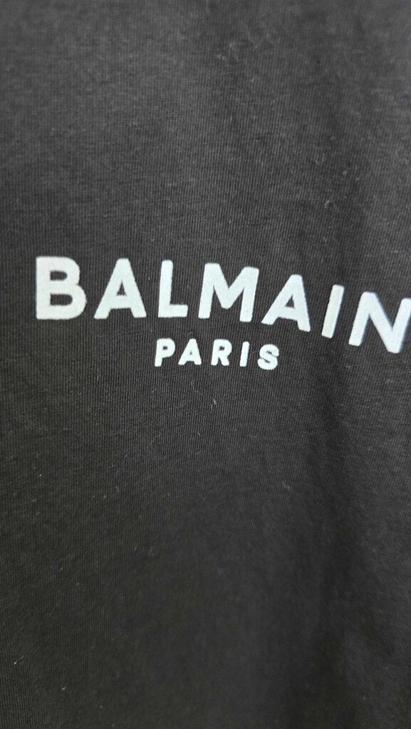 Balamain Cropped Cotton T-shirt