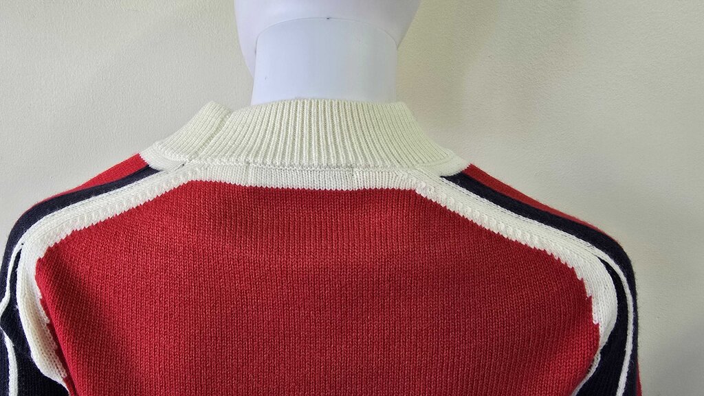 Dior Alps Star-Motif Mock Neck Wool/Cashmere Sweater