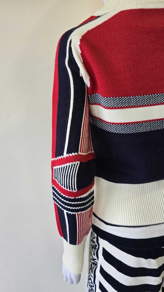 Dior Alps Star-Motif Mock Neck Wool/Cashmere Sweater