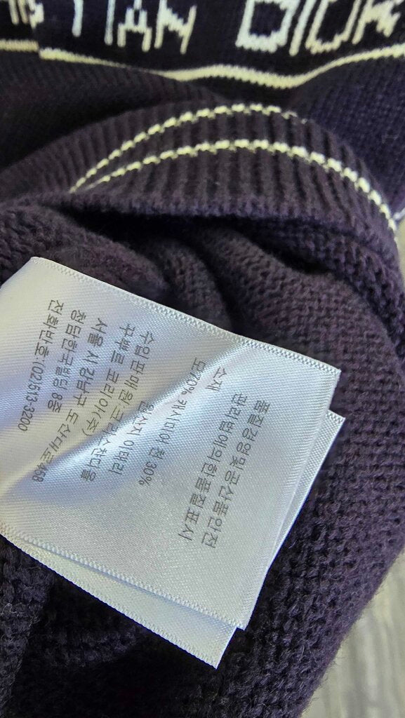 Dior Short Sleeved Star Sweater Wool & Cashmere Knit