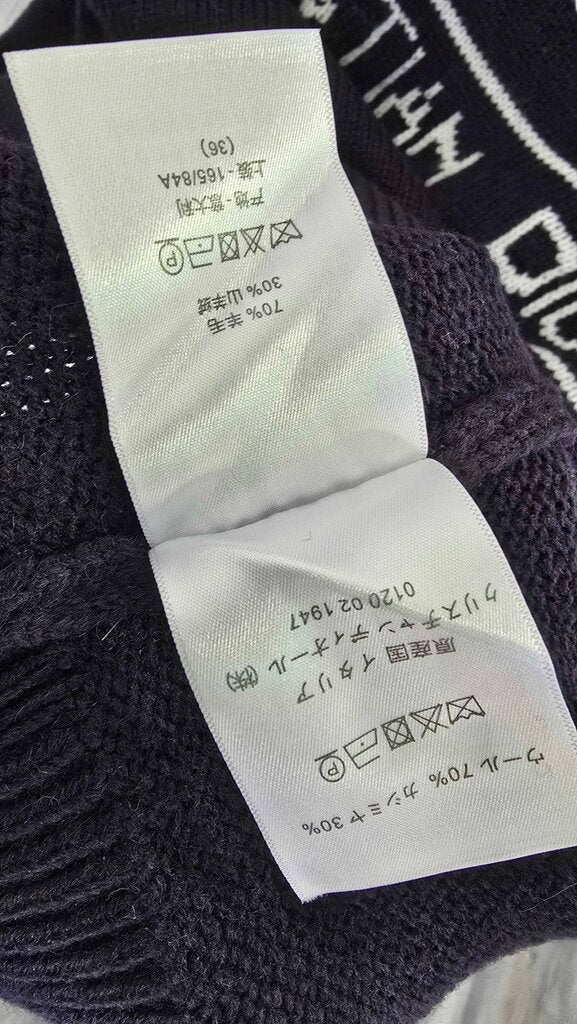 Dior Short Sleeved Star Sweater Wool & Cashmere Knit