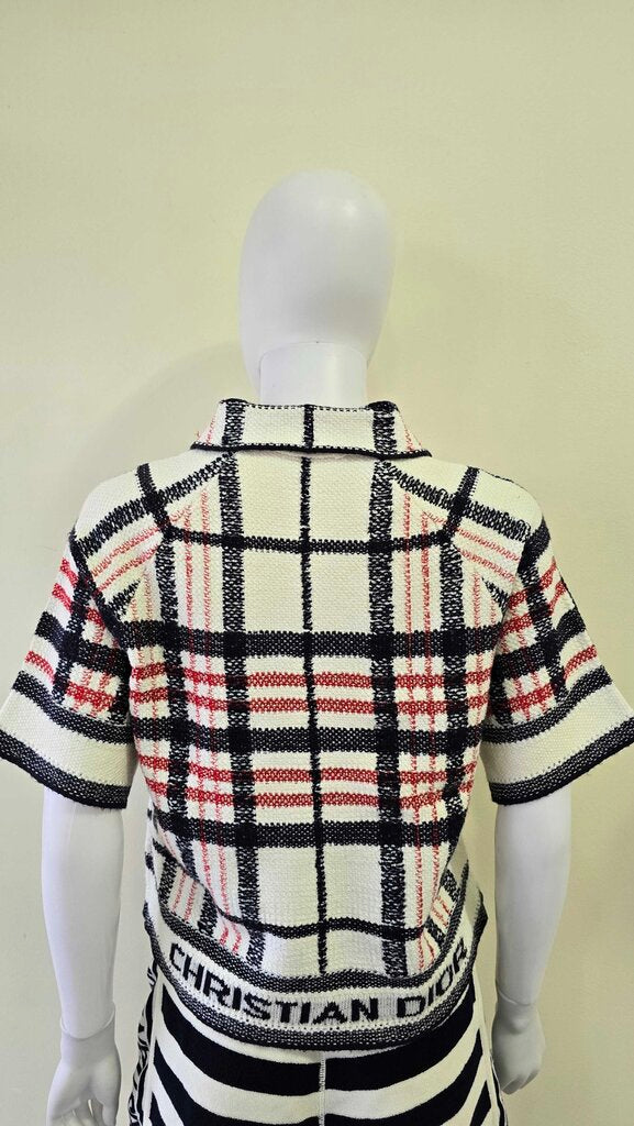 Dior Short Sleeved Twwed Jacket