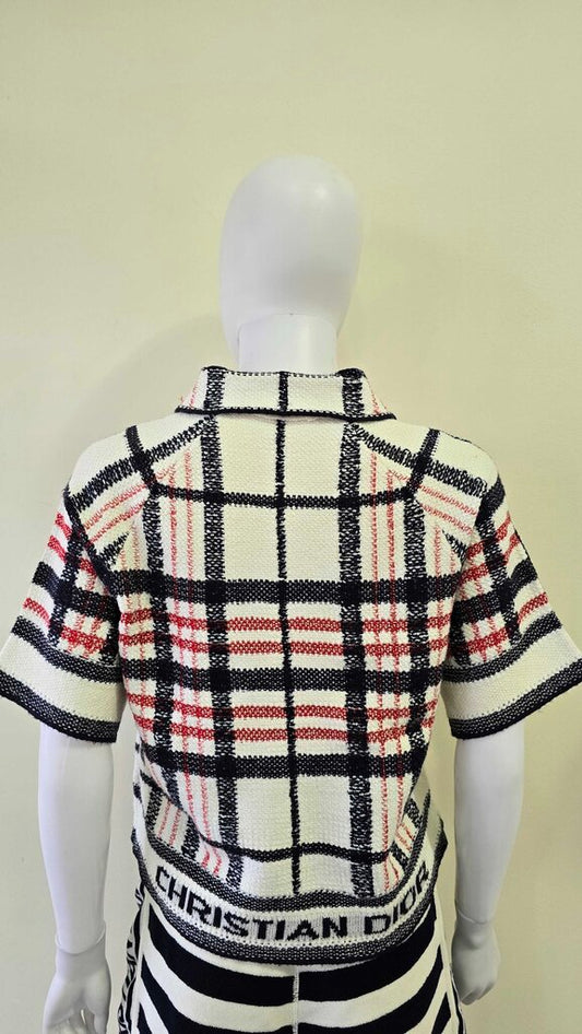 Dior Short Sleeved Twwed Jacket