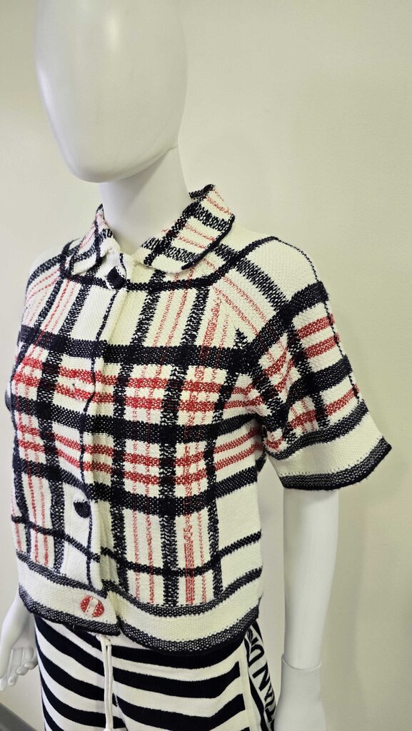 Dior Short Sleeved Twwed Jacket