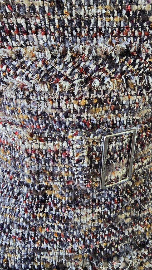 Chanel 2007 Vintage Tweed Dress - Fringe Raw Edge Accents