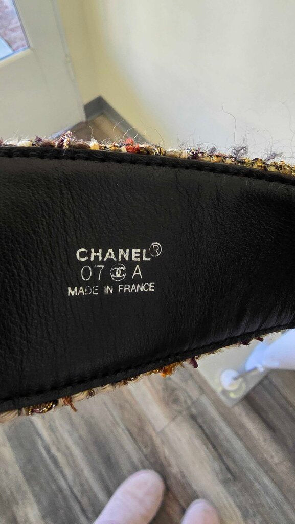 Chanel 2007 Vintage Tweed Dress - Fringe Raw Edge Accents