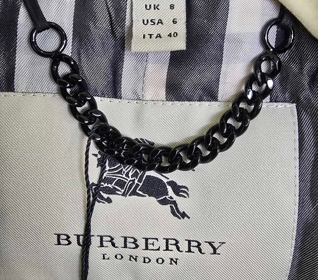 Burberry Short Double-Breasted Trench Coat