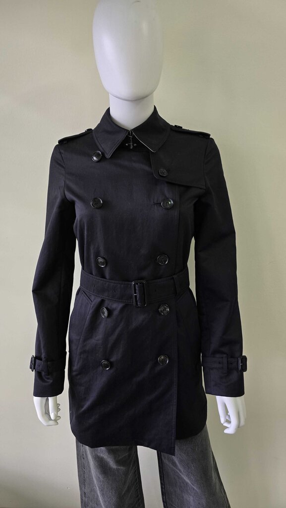 Burberry Kensington Heritage Cotton Gabardine Double-Breasted Trench Coat