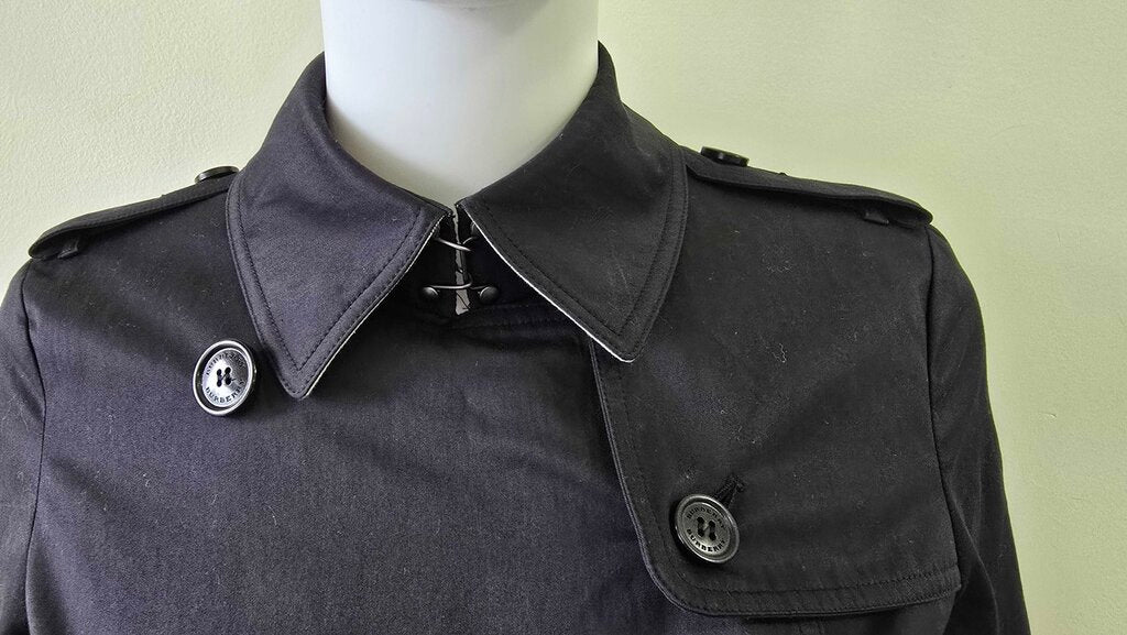 Burberry Kensington Heritage Cotton Gabardine Double-Breasted Trench Coat
