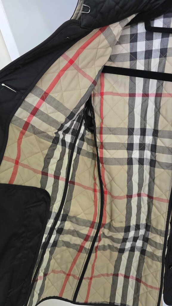 Burberry Quilted Jacket w/ Nova Check Lining