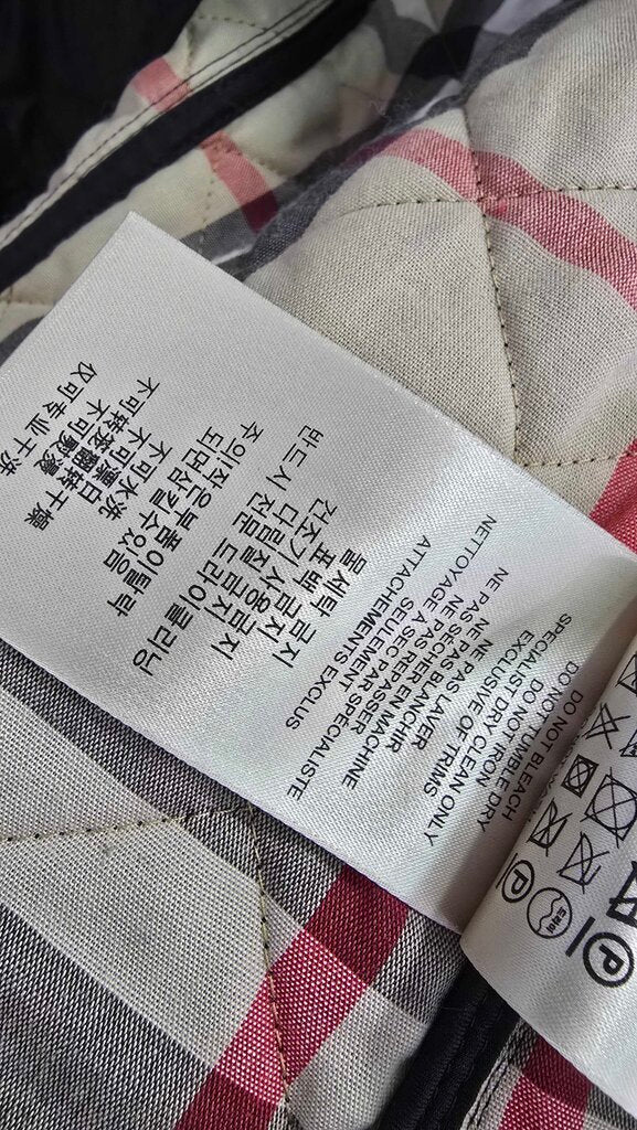 Burberry Quilted Jacket w/ Nova Check Lining