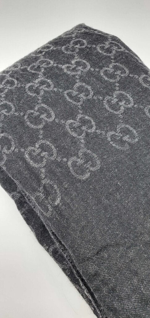 Gucci GG Jacquard Scarf 70% Wool & 30% Silk